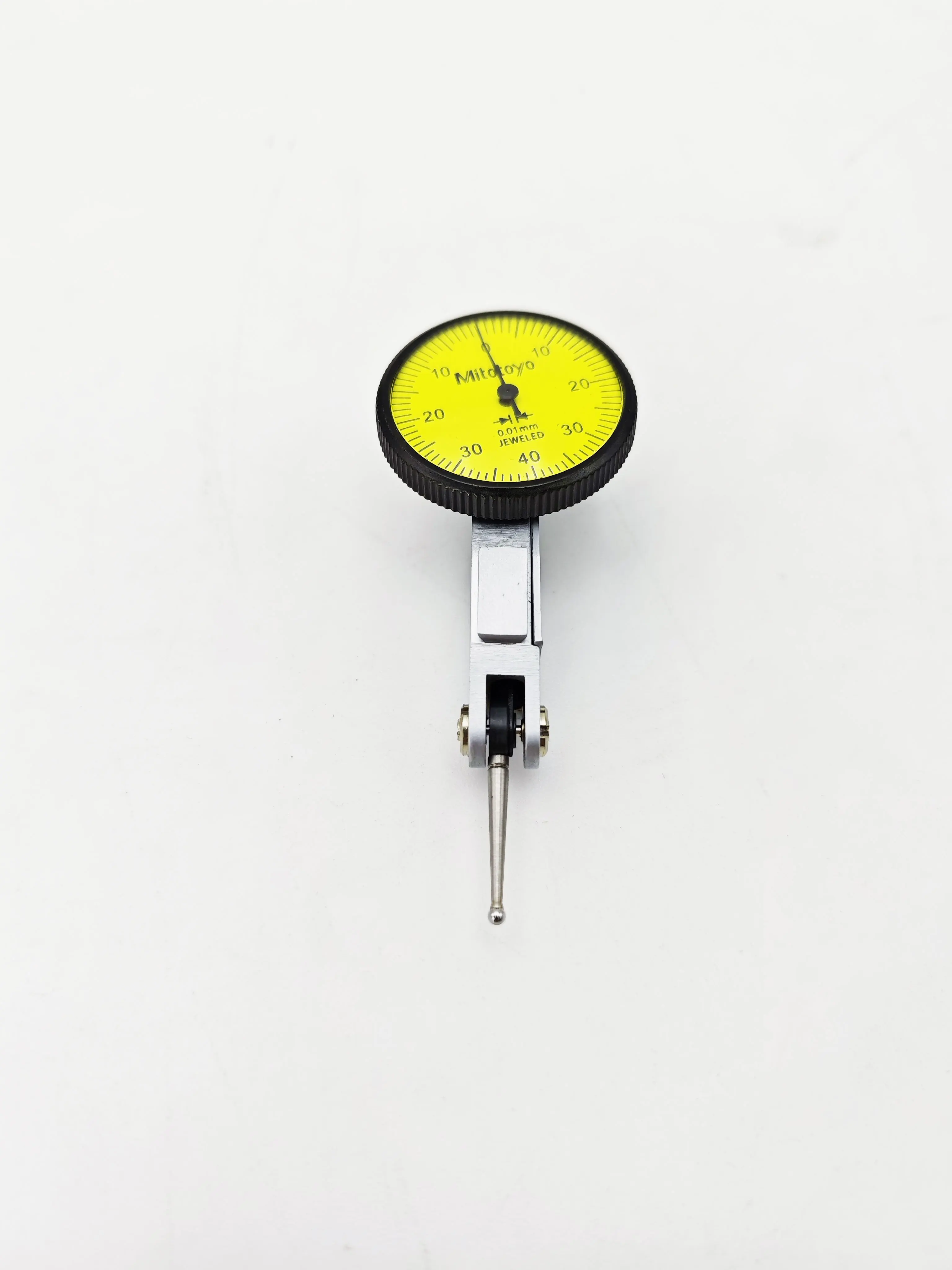Miloluyc 32mm 38mm Dial Indicator Analog Lever Dial Gauge No.513-404 Stable Accuracy 0.01 Range 0-0.8mm Diameter Measuring Tools