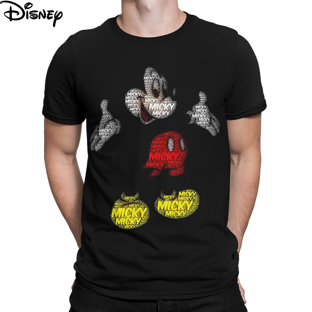 

Disney Mickey Mouse Men's T-shirts 3D Printed Adult Cartoon Anime Short-sleeved Tee Daily cCasual Oversized T-shirt Tops