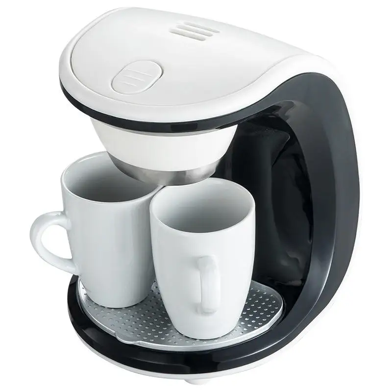 xx-Small Capacity Electric Drip Coffee Maker 300ml 2-Cup Mini Coffee Pot Household Single Serve Mini Coffee Pot