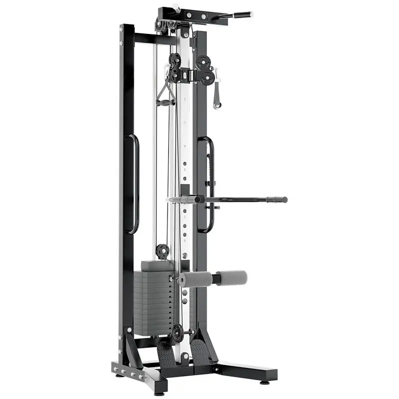 

Single Cable Crossover Lat Pull Down Gym Equipment Squat Rack Bird Glider Squat Rack Gym