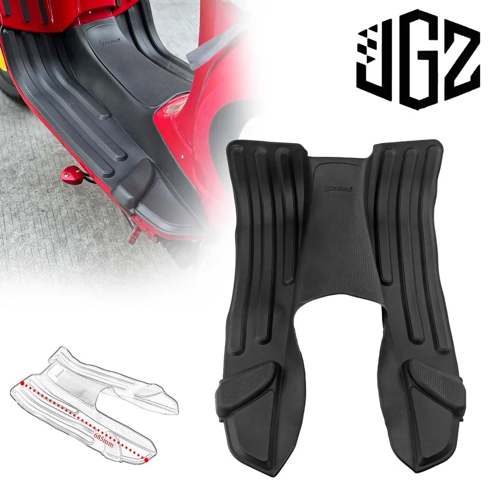 

Motorcycle Foot Pedal Rubber Rest Pad Protection Skid Floor Mat Carpet Scooter For VESPA S125 LX125 3v 2013-2016 Accessories
