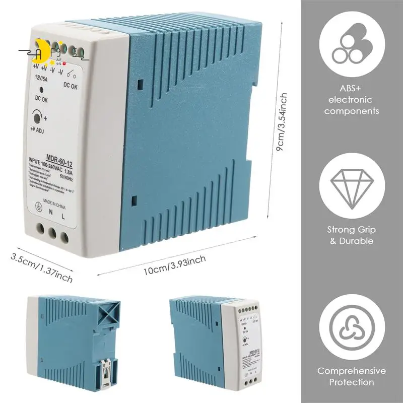 

AF95-Din Rail Power Supply Ac-Dc Driver Voltage Regulator Power Suply 110V 220V