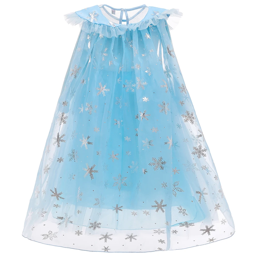 Robe de soirée cosplay à paillettes pour filles, robe de Rhde princesse en tulle, costume d'Halloween, vêtements pour enfants, Else, Anna, reine des neiges, carnaval