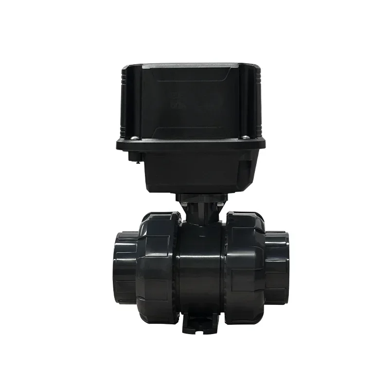 Solar powered 4G/LoRa Remote Controlled PPH NPT Threaded Automatic Valves Actuators Electric Control Water Actuated ball valve