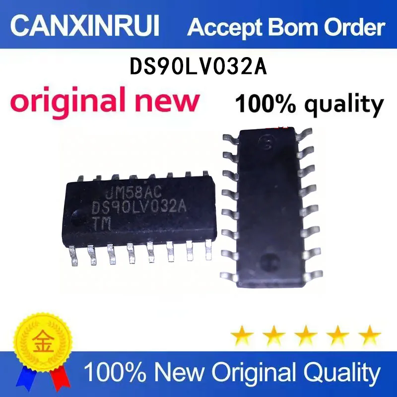 

(5-100 Pieces) Brand new original DS90LV032ATMX DS90LV032A SOP-16 spot chip IC