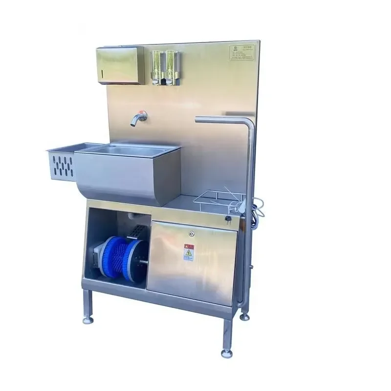 304 Stainless Steel Industrial Electric Boot Washing Disinfection Machine for Slaughterhouse & Food Factory