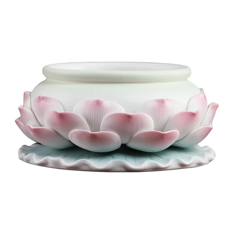 

Ceramic lotus incense burner