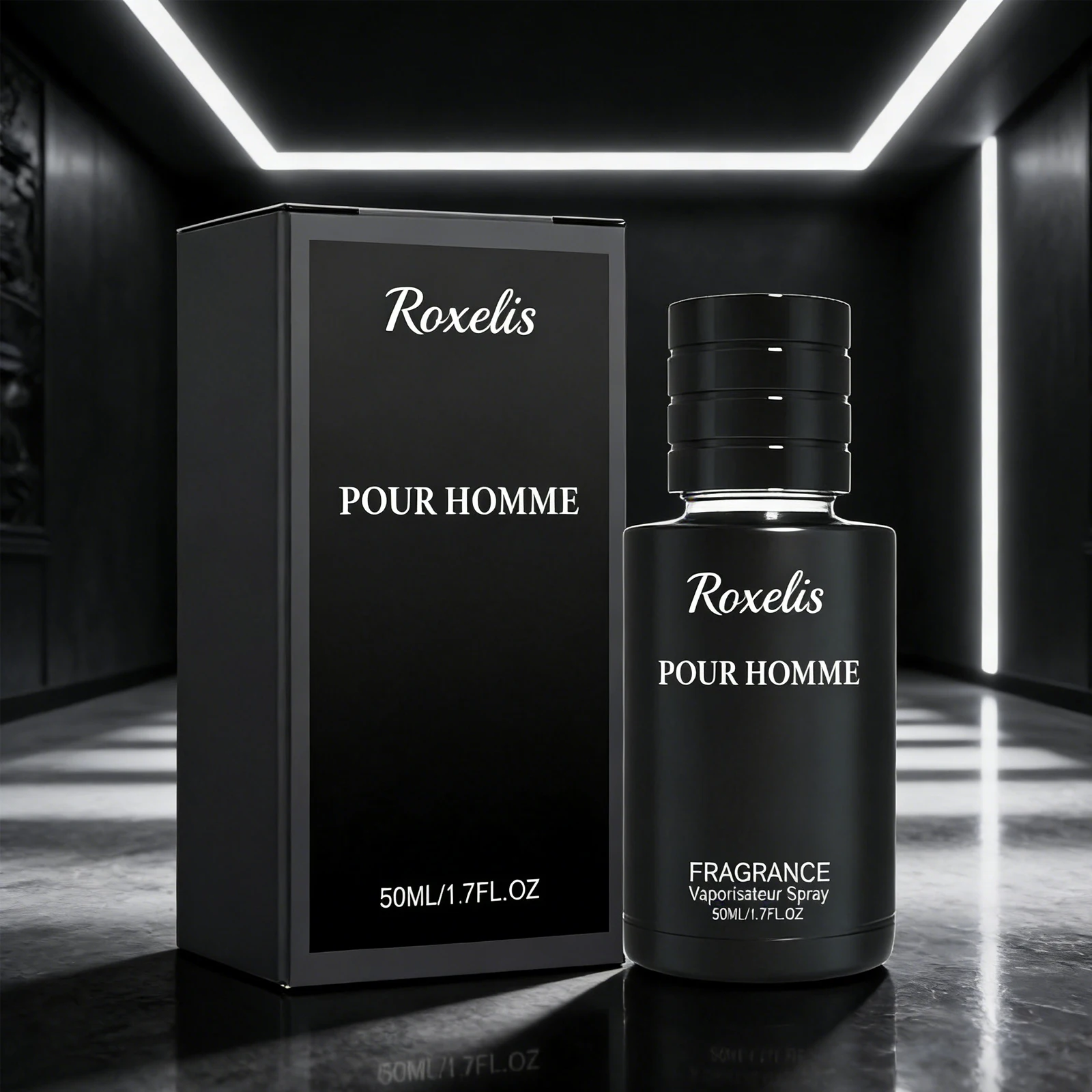 

Roxelis 50ml Men Charming Fragrance Gentle Formula Long Lasting Fresh Mint Scent Elegant Gentleman Fragrance Perfect for Dating