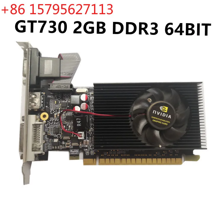 

Новая компактная видеокарта GT730 2G с малым корпусом, низкопрофильная, независимая, для настольных ПК и офиса.