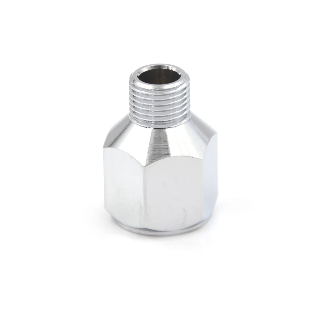 Metal 1/4'' BSP Female to 1/8'' Male Airbrush Hose Fitting Adaptor Connector