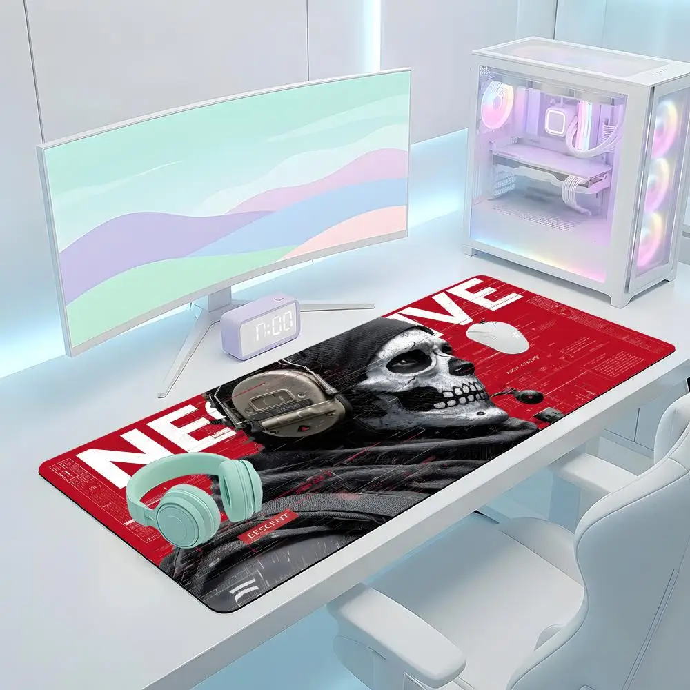 

Коврик для мыши G-g-ghosts-s, большой игровой коврик с защитой по краям, утолщенный, для компьютерной клавиатуры, настольный коврик