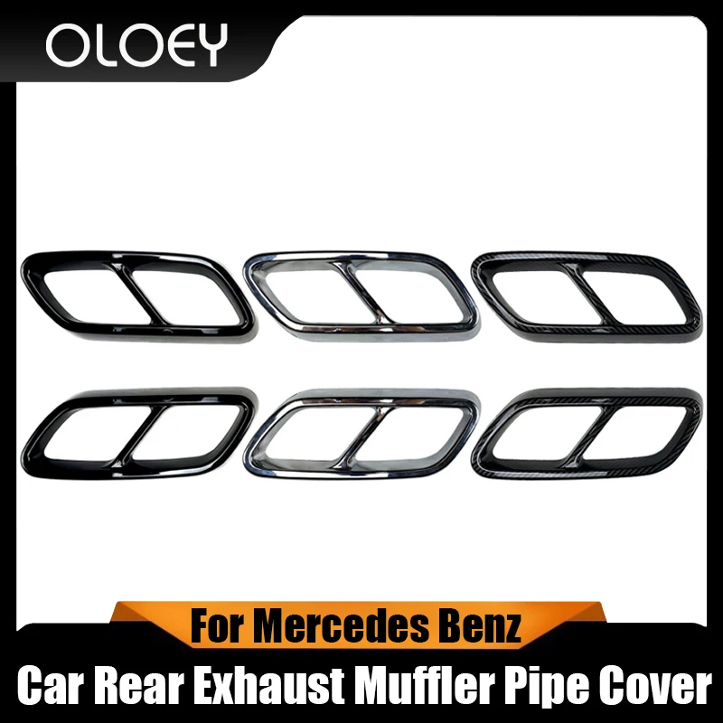 

For Mercedes-Benz c-class w206 c200 c260 c300 2022+ AMG four-out tail throat decorative frame modification parts