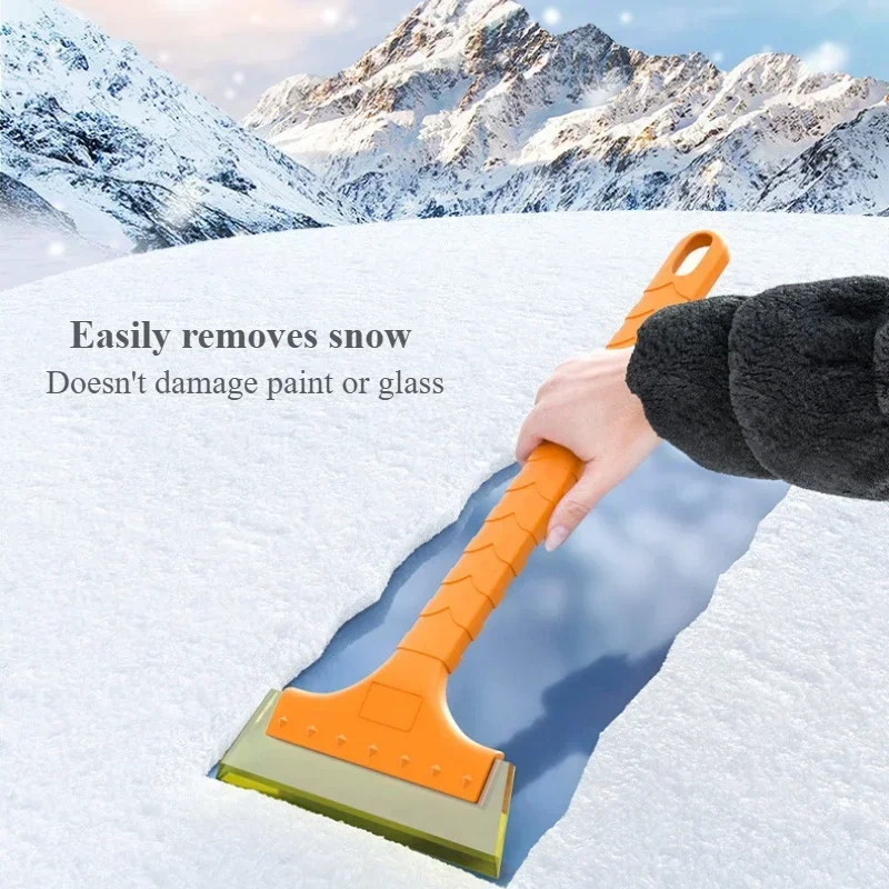 

1 шт. Автомобильный скребок для воды, стеклоочиститель для лобового стекла, длинная ручка, лопата, автоаксессуар, снегоуборочная лопата