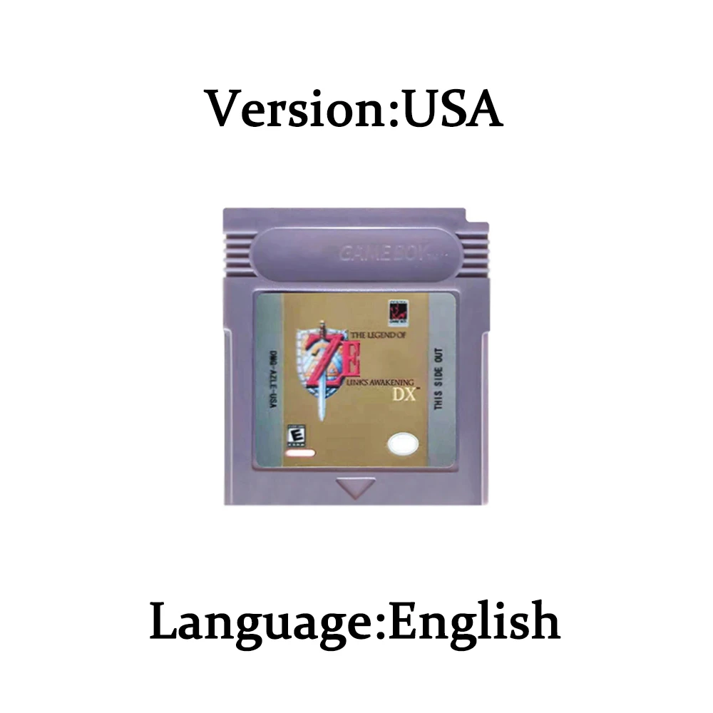 GBC Card 16 Bit Video Game Cartridge Console Card for Gameboy Awakening Oracle of Seasons Classic Game English Version