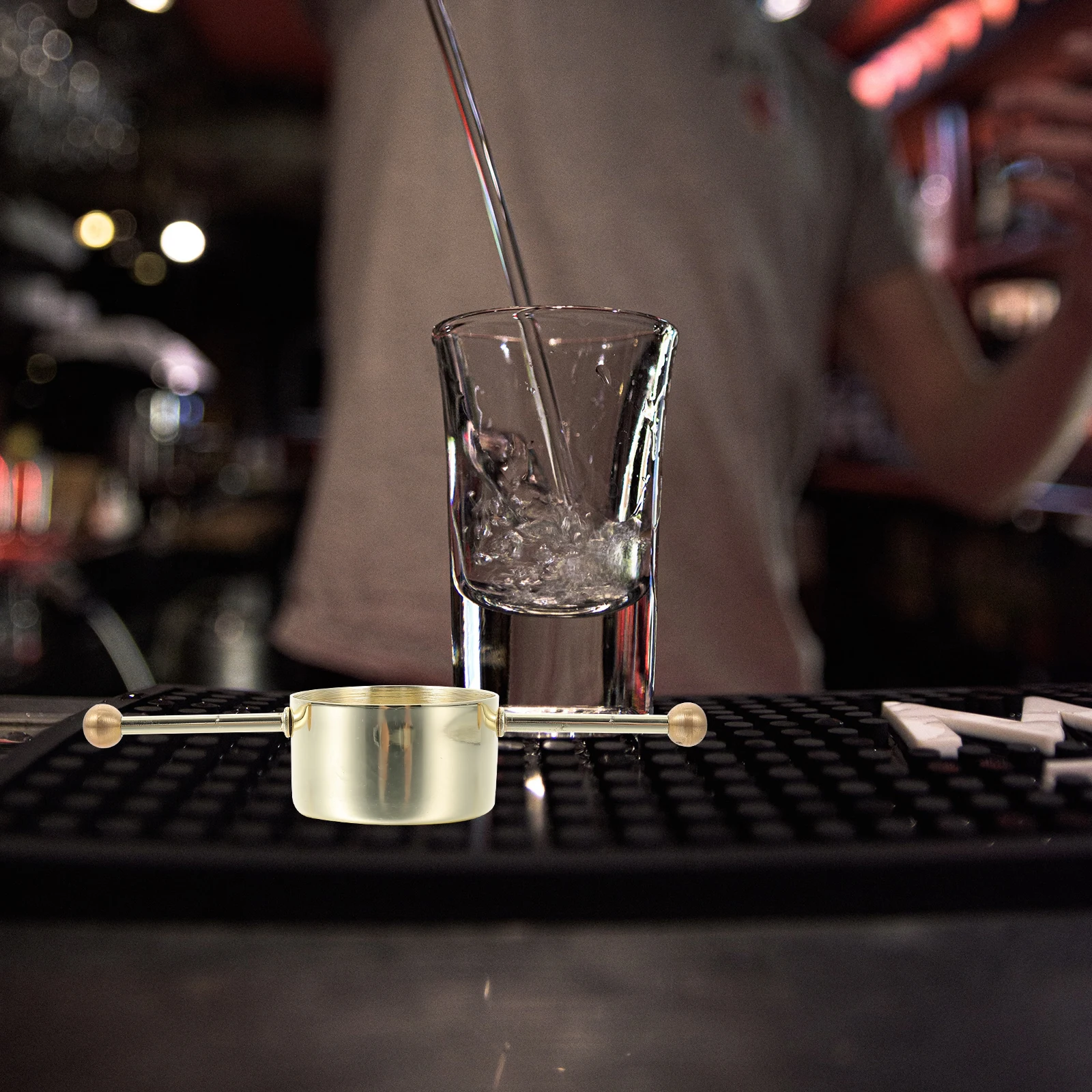 

Measuring Cup Cocktail Shaker Jigger Stainless Steel Ounce Supply Device