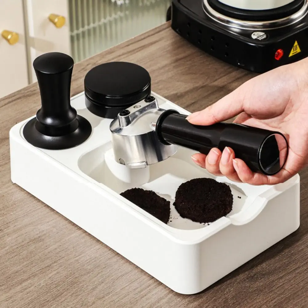

51/53/58mm Coffee Tamping Station Stand Base Lightweight Universal Coffee Station Tamper Holder ABS Multi-functional
