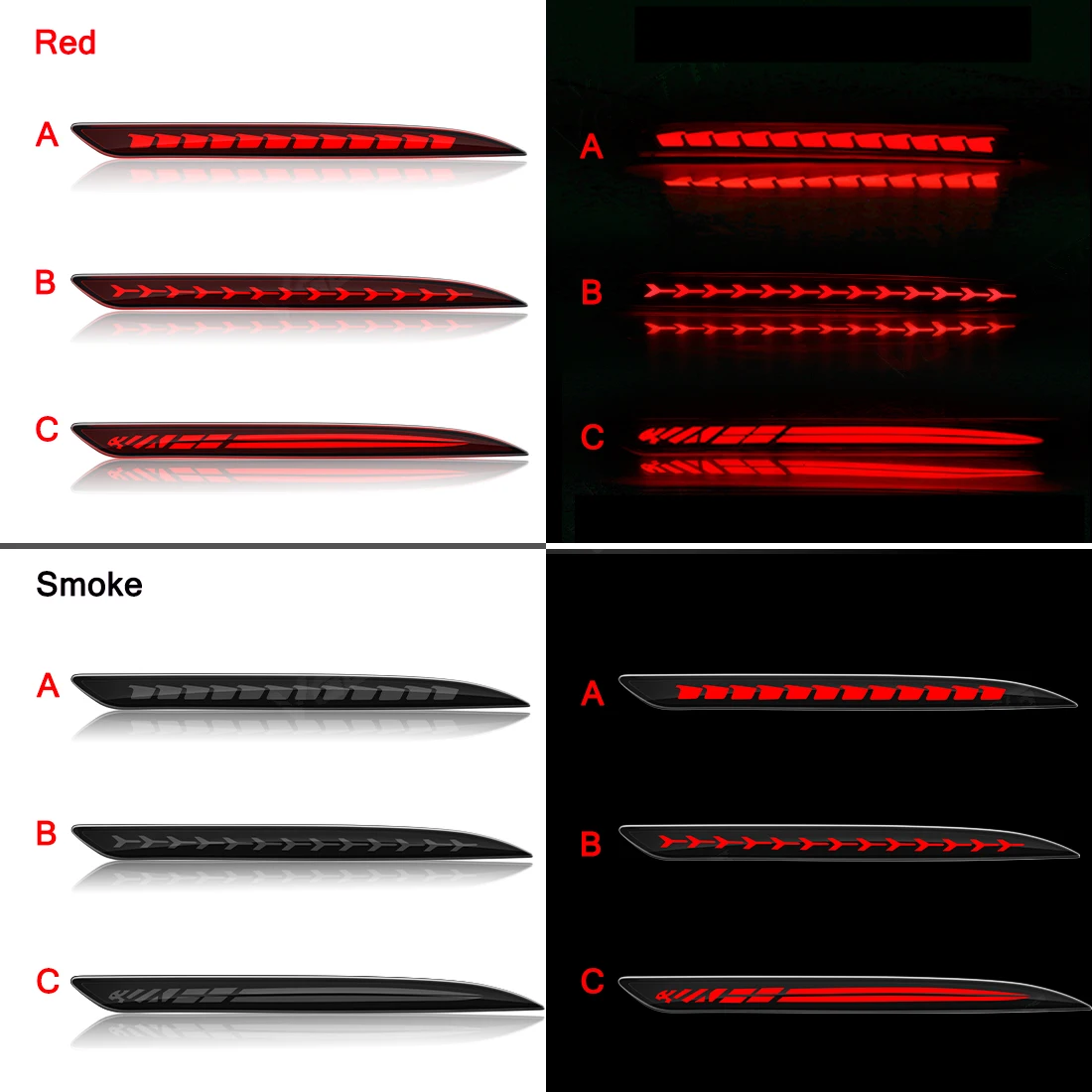 Rear Bumper Reflector Lights For Geely Coolray Proton X50 2018 2019 2020 2021 Car Driving Dynamic Turn Signal Brake Lamps 12V