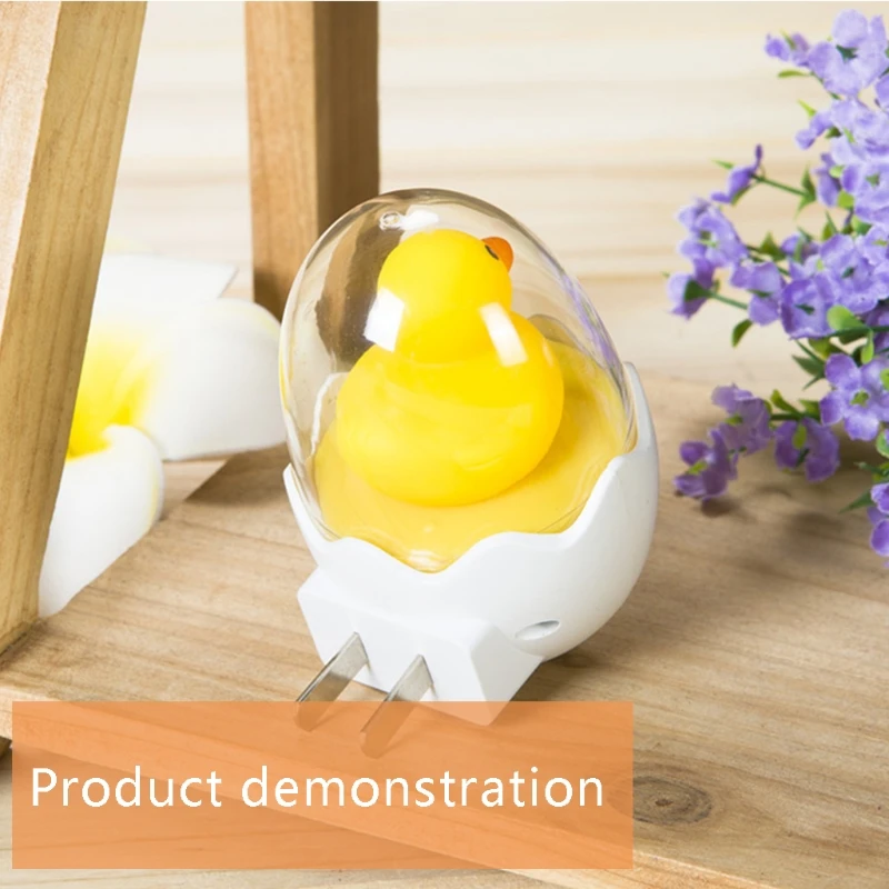 Remote Control Yellow Duck LED Night Light Decorative Lamp Bedroom Wall Kid Room Dropship