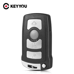KEYYOU 1PCS Car Remote Key For BMW 7 Series E65 E66 E67 E68 745i 745Li 750i CAS1 System Auto Smart Keyless Key Case Replacement