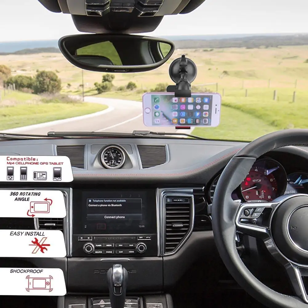 

Universal Car Mobile Phone Holder Smartphone Mount Bracket Plastic Support Car Mobile Port Bracket Supplies