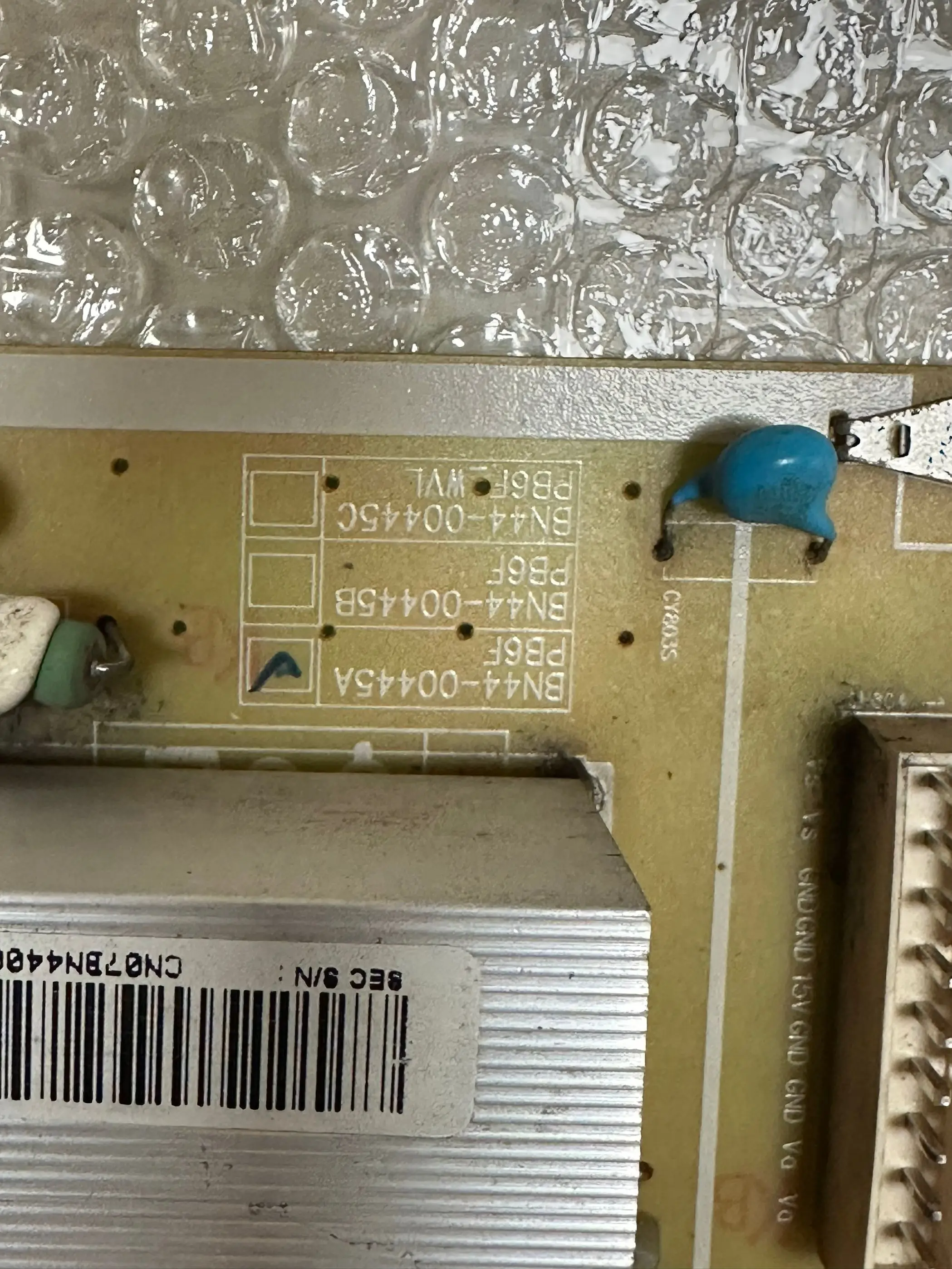 기존 63인치 플라즈마 전원 보드 BN44-00445A UL60065E237028