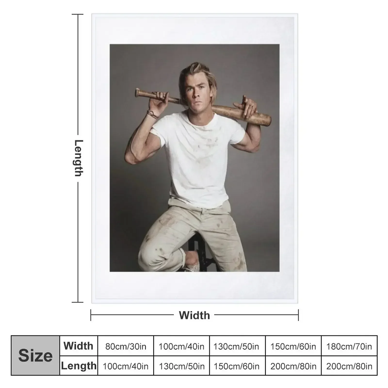 Chris Hemsworth Throw Blanket blankets and throws bed plaid Soft Plush Plaid Furry Moving Extra Large Throw Blankets