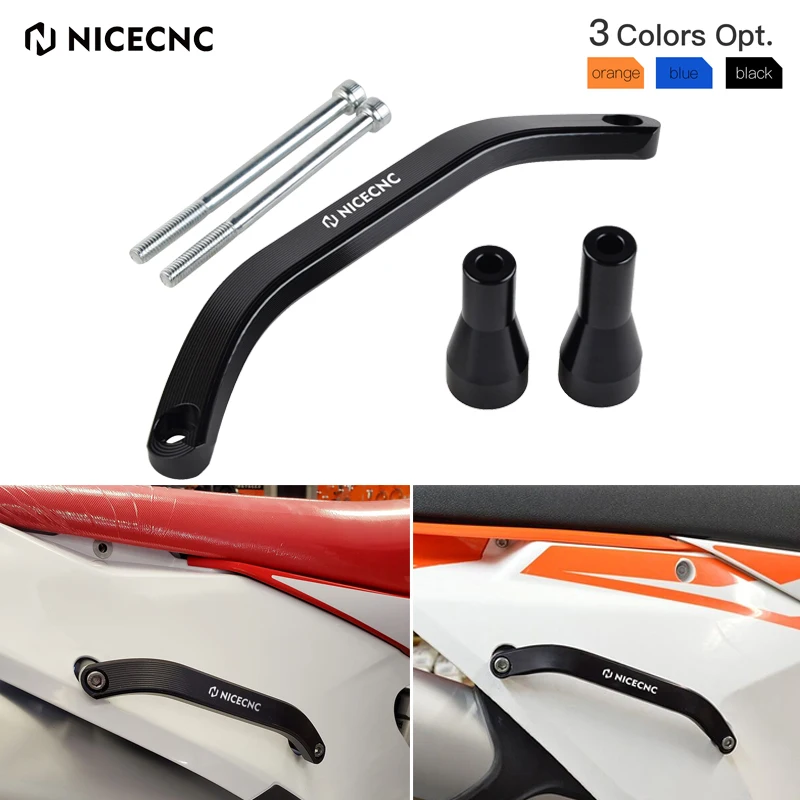 

Motorcycle CNC Rear Grab Handle For GasGas EX EC MC 125 200 250 300 EXF ECF MCF 250 300 350 400 450 2021-2022 KTM Husqvarna