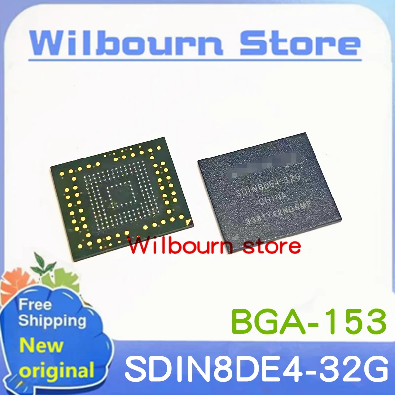 2PCS~10PCS/LOT SDIN8DE4-32G SDIN8DE4-32 BGA153 New original