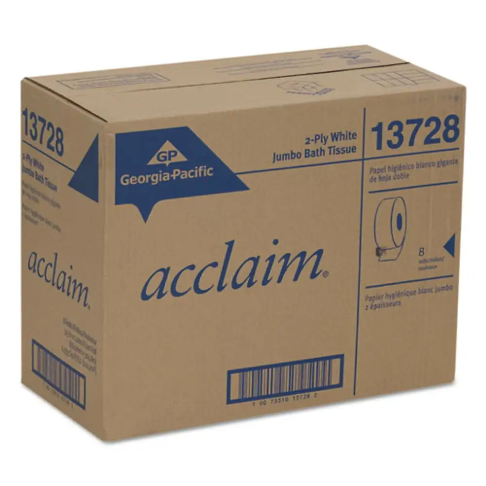 Georgia Pacific Envision 2 Ply Toilet Paper, 1000 Sheets, 8 Rolls Per Case