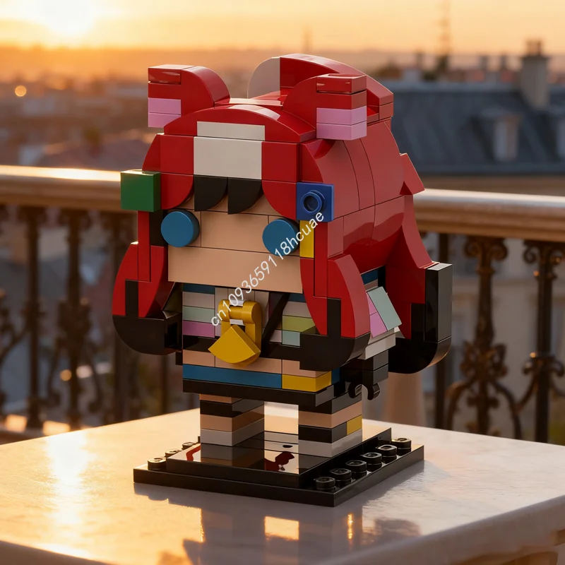 

178pcs MOC Hakos Baelz Brickheadz Brickheadzed Model Building Blocks DIY Toy Creative Idea Education Christmas Gift Birthday