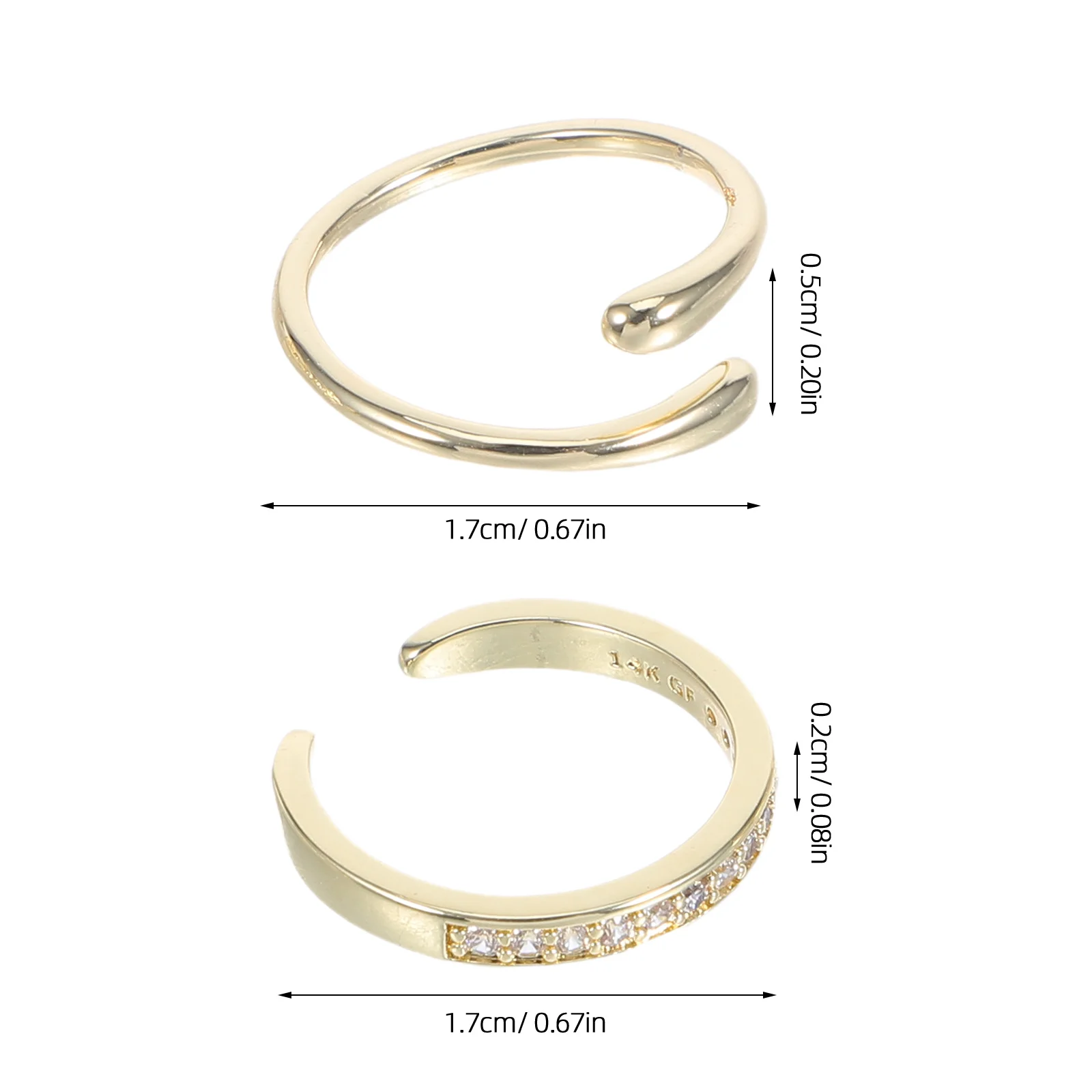 4 Buah Cincin Jari Kaki Terbuka yang Dapat Disesuaikan untuk Wanita Perhiasan Kaki Pantai yang Dipoles Set Cincin Jari Kaki Musim Panas Boho Nyaman Ringan