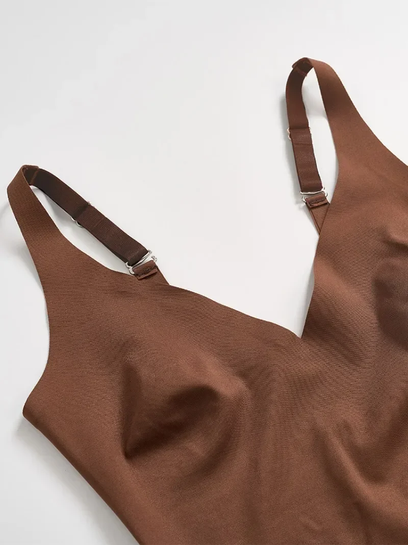 High Strength Seamless V-Neck Bodysuit Crotch Open Back Beauty Design Tummy Control Body Shaper,skin-friendly & Breathable 114 S97aa06b704ca445b87f994251babeb4fG