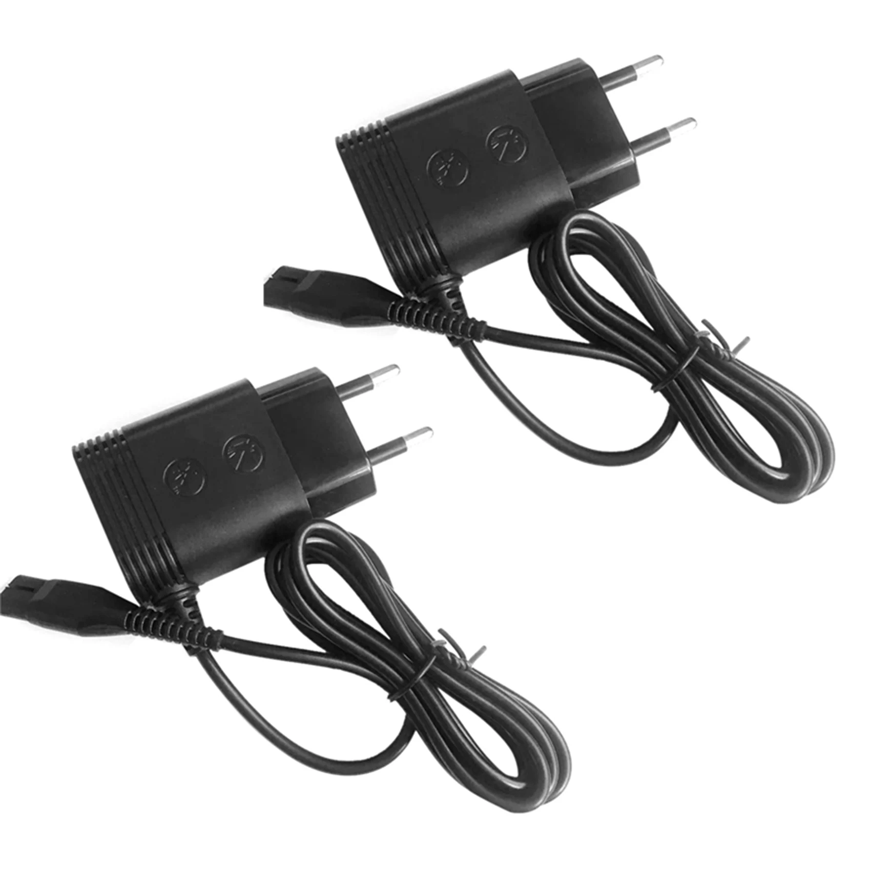 2X Suitable for Philips Norelco OneBlade QP2520 Shaver, A00390 Charger Power Cord Adapter EU Plug