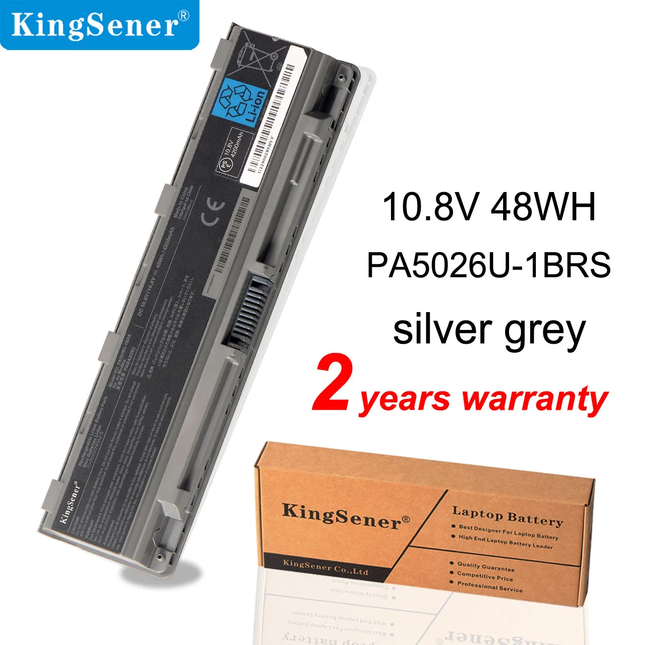 

KingSener PA5026U PA5026U-1BR Laptop battery For Toshiba Satellite P855 P870 P850 P855 P875 P870 P845 PABAS262 10.8V 48WH