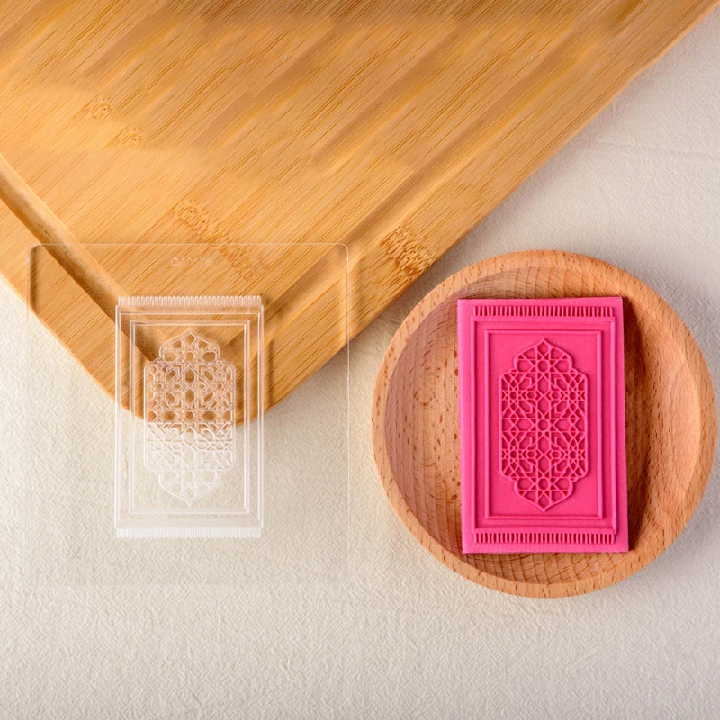 Eid Al-Fitr Fondant Cookie Embossing Mold Muslim Festive Cake Dessert Decorating Tool Ramadan Eid Mubarak Cookie Embosser Stamps