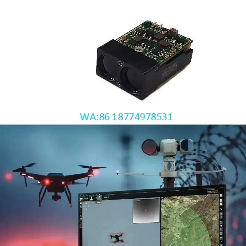 Wmwmnu High Precision Far Infrared Distance Sensor Rangefinder Module for 1200m Distance Measurement
