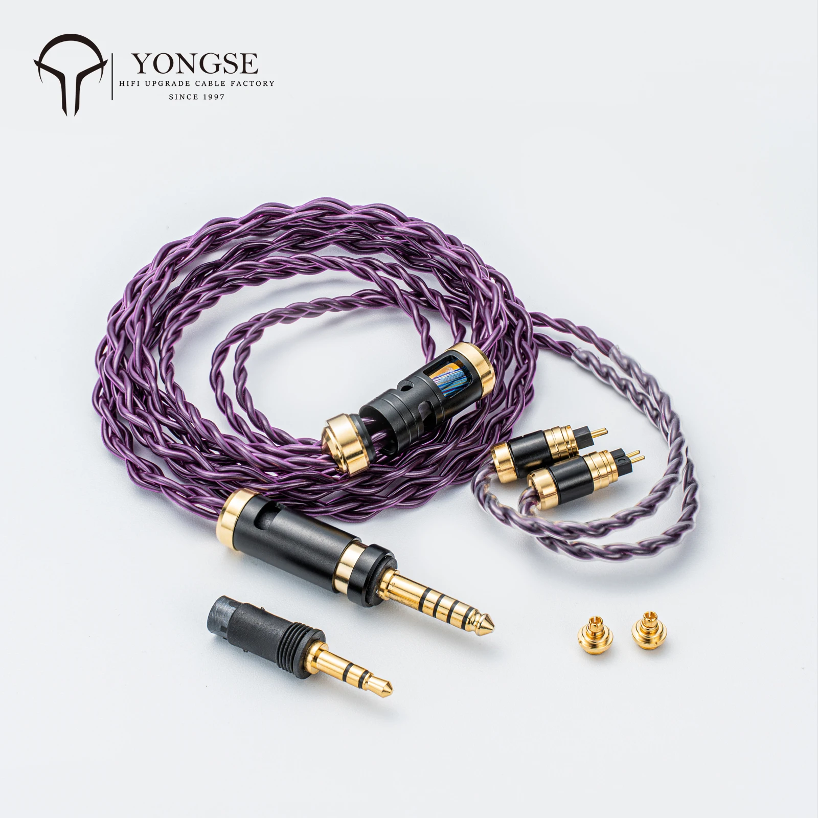 

Yongse Zixia-Fairy 6N Silver-Plated Single-Crystal Copper+OCC Composite Structure Detachable 2in1 Plug with MMCX + 2pin