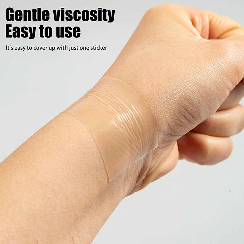 

1 Roll Silicone Scar Sheets Easy To Tear 4cmX150cm Self-Adhesive Scar Cover Tape Reusable And Effective Skin Care Strips