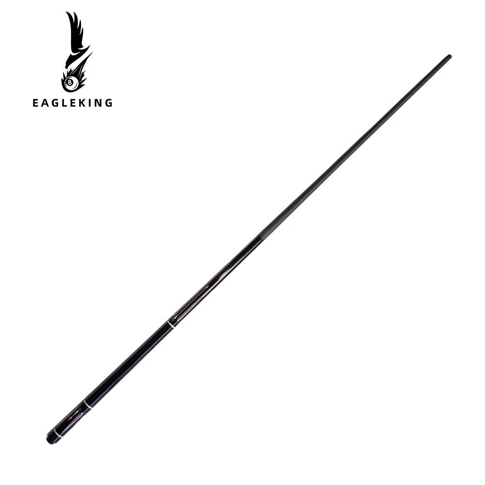 

EAGLEKING Brand New Carbon Fiber Pool Cue 1/2 Split Cue Tech Wood Pool 12.9mm Tip Size Black Technology Billiard Cue Punch Cue