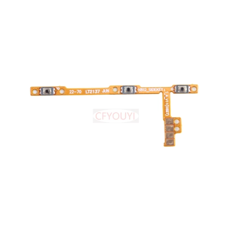 1pcs For Infinix Note 11 Pro X697 Power On Off Switch Volume Side Button Flex Cable Replace Part