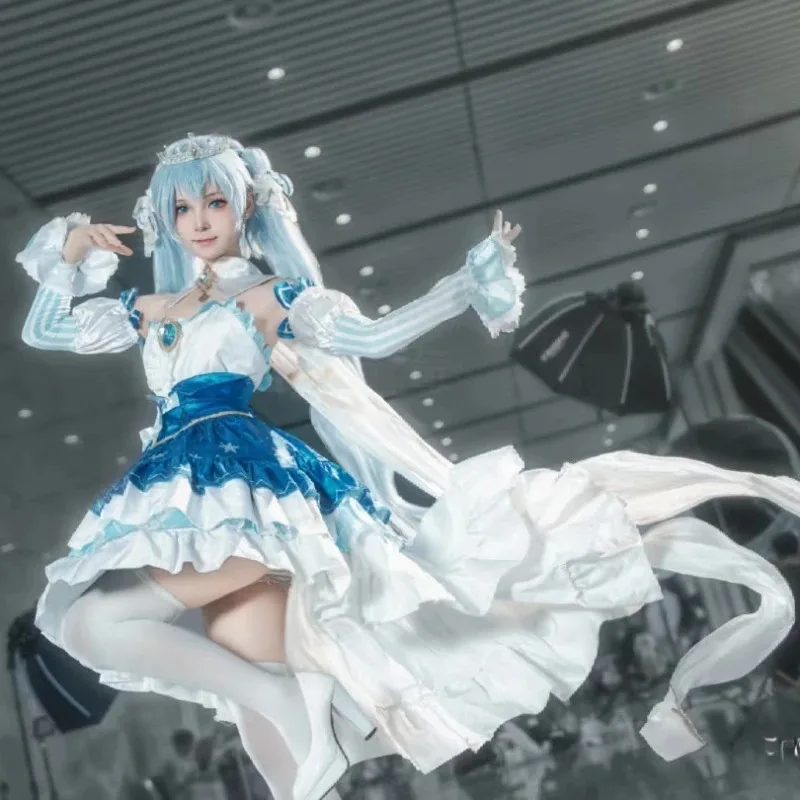 2025 yiyi 2019 سنو ميكو تأثيري حلي شعر مستعار لطيف كاواي لوليتا فستان مجموعة كاملة أنيمي الزي النساء الفتيات هالوين حفلة عيد الميلاد
