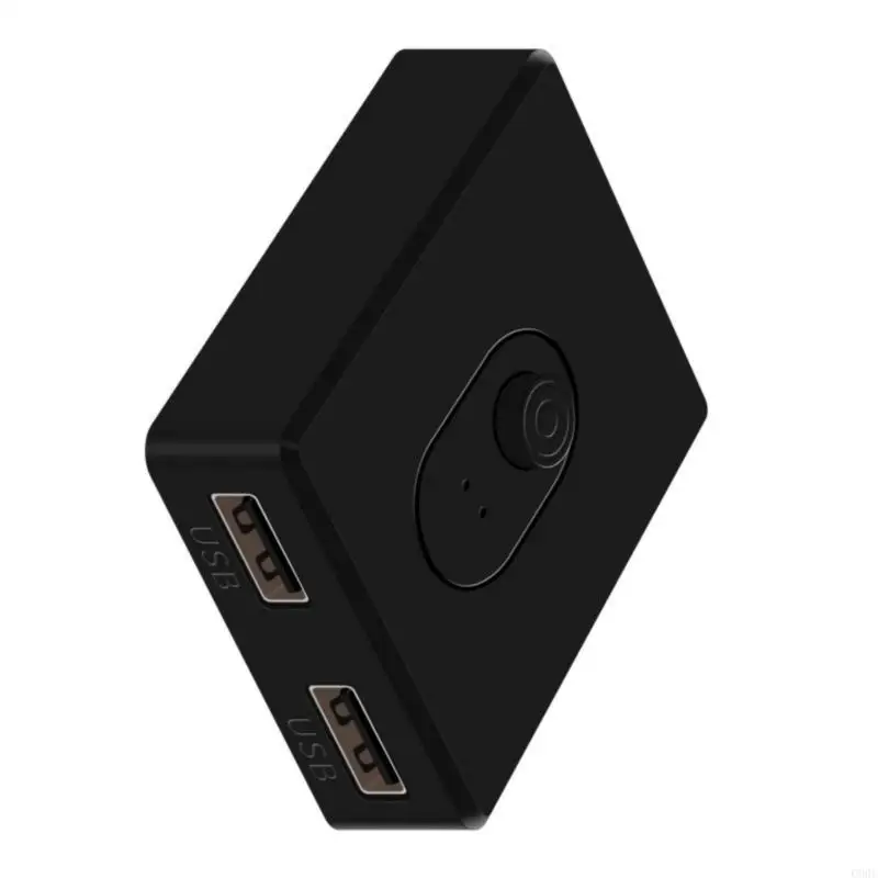 ตัวเลือกสวิตช์ USB C90F 1 คอมพิวเตอร์แชร์ 2 อุปกรณ์ USB USB2.0 กล่องสวิตช์สำหรับแป้นพิมพ์คีย์บอร์ดเมาส์