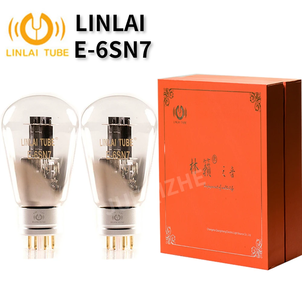 E-6SN7 LINLAI  Vacuum Tube Audio Valve Replace 6SN7 6H8C 6N8P/CV181 5692 Electronic Tube Amplifier HIFI Audio Amplifier