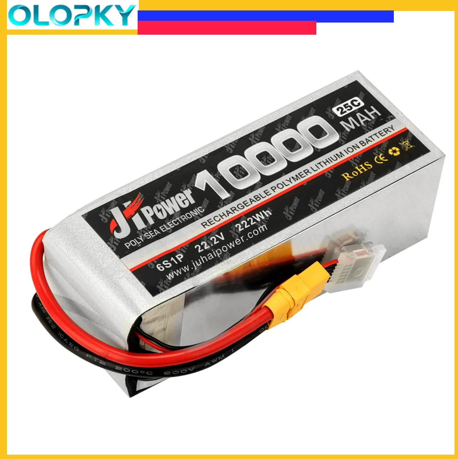 6S 8Ah 10Ah Lipo Battery 22.2V25C Softcase with XT60 Plug for RC Car Truck Tank RC Airplane FPV Drone Racing Hobby diy Battery