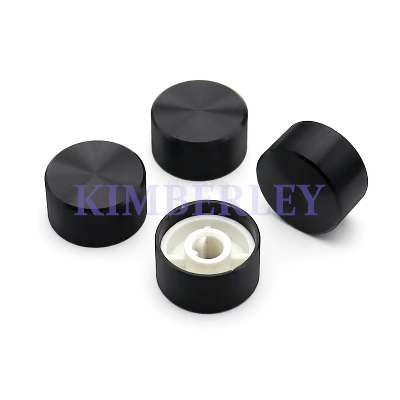 2PCS 20×10 Aluminum Alloy Knob Cap D Handle Potentiometer Cap Electronic Appliance Switch Cap Power Amplifier Volume Knob Cap
