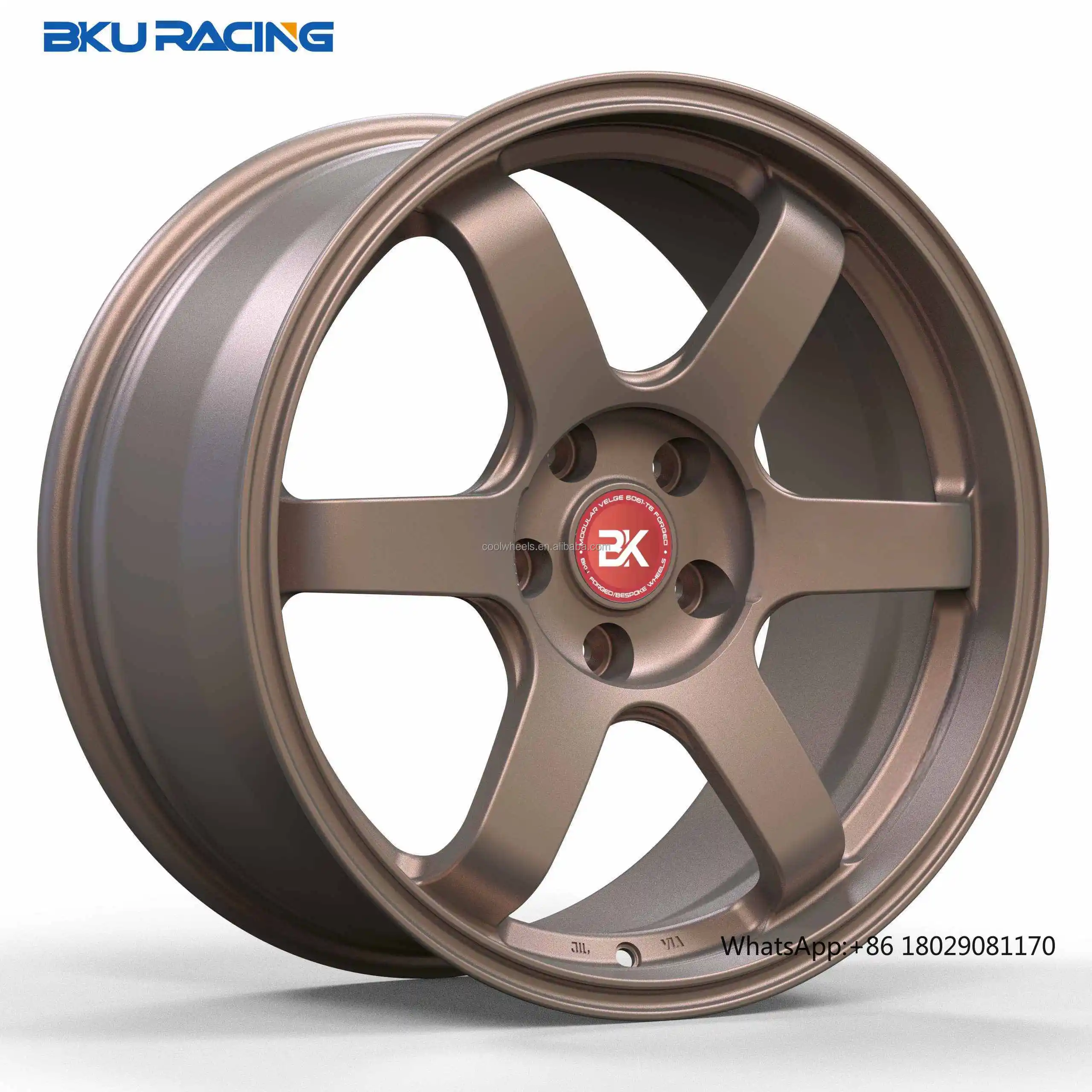 

Bku racing 5x114.3 wheels 17 18 19 20 inch dark gold Passenger Car Wheels hubs rims jantes for JDM wheels civic accord mazda mx5