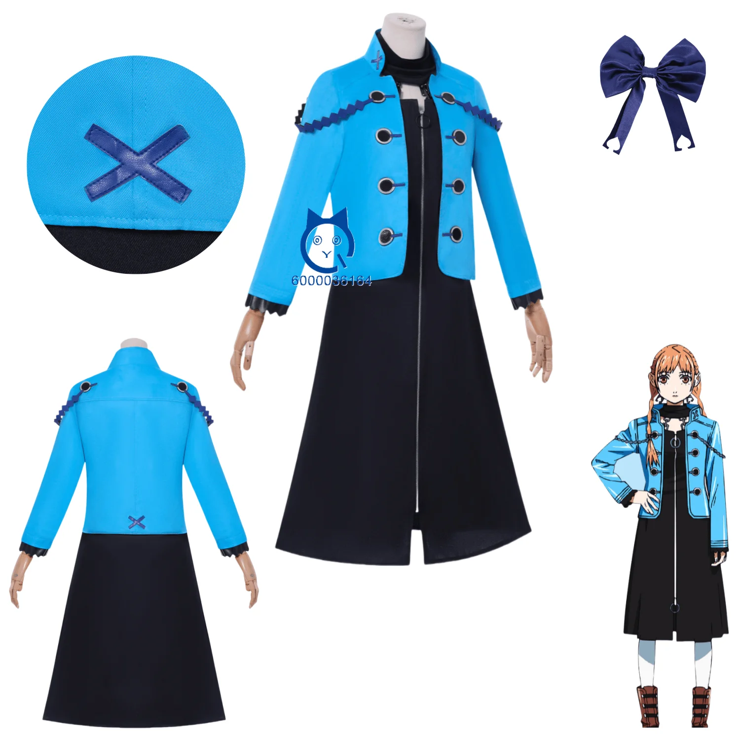 

Japanese Anime VIRGIN PUNK Cosplay Costume Popular Anime Role Playing Clothes Uniform for Women Comic Con Halloween Party Suit