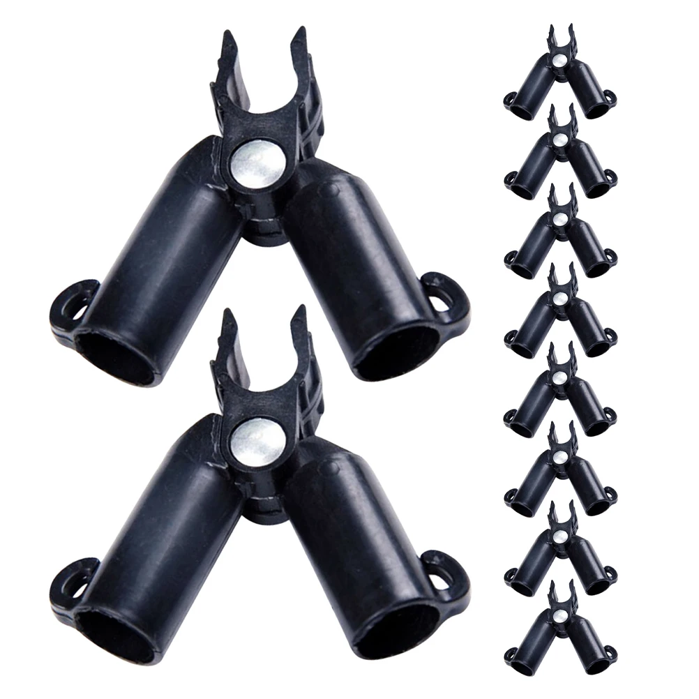 

10pcs Plant Support Clips Durable PP Plastic Garden Stake Connectors for Climbing Plants Tomato Trellis Greenhouse Parts