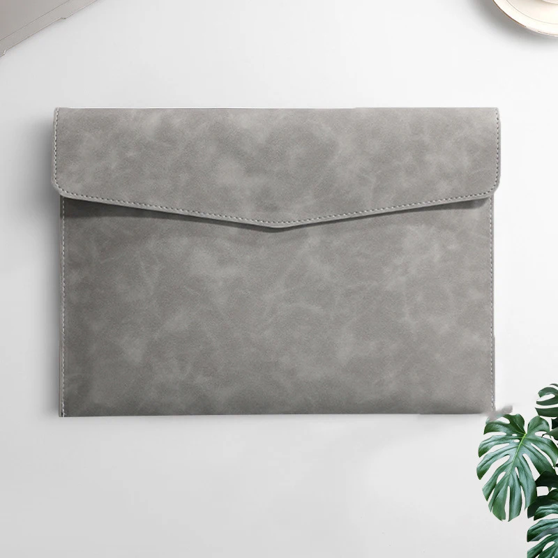 Leather File Bags A4 Paper File Bags Folder Bags Document Storage Bags, Business Official Document Bags Tickets