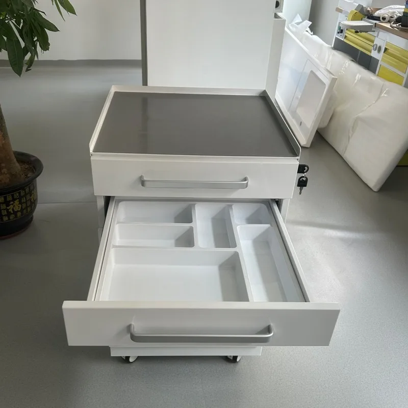 Mobile side Mobile cabinet Nurse medical storage cabinet Mobile dental Hospital trolley cabinet
